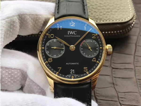 IWC Portugieser IW500101 ZF Factory Hot Replica Watches Black Strap - Hot Replica Watches