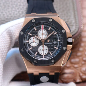 Audemars Piguet Royal Oak Offshore 26401RO.OO.A002CA.01 JF Factory Hot Replica Watches Black Strap - Hot Replica Watches