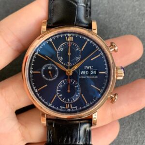 IWC Portofino IW391035 ZF Factory Hot Replica Watches Black Strap - Hot Replica Watches