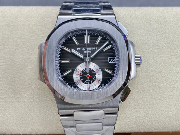 Patek Philippe Nautilus 5980/1A-014 PPF Factory Hot Replica Watches Silver Case - Hot Replica Watches