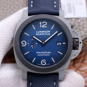 Panerai Luminor PAM1663 VS Factory Hot Replica Watches Blue Strap - Hot Replica Watches