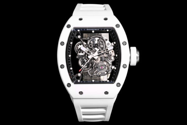 Richard Mille RM-055 BBR Factory Hot Replica Watches White Case - Hot Replica Watches