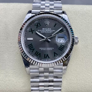 Rolex Datejust M126234-0045 VS Factory Hot Replica Watches Dark Gray Dial - Hot Replica Watches