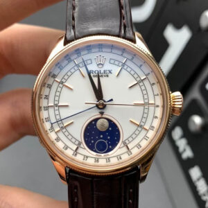 Rolex Cellini M50535-0002 KZ Factory Hot Replica Watches Black Strap - Hot Replica Watches