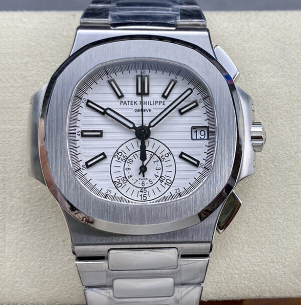 Patek Philippe Nautilus 5980/1A-019 PPF Factory Hot Replica Watches Silver Case - Hot Replica Watches