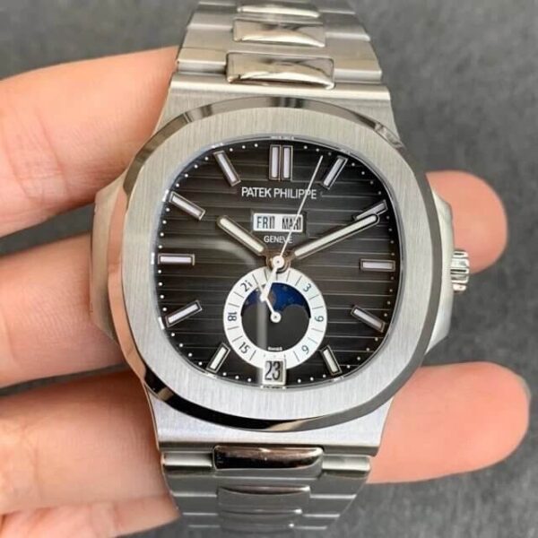 Patek Philippe Nautilus 5726/1A-001 GR Factory Hot Replica Watches Black Dial - Hot Replica Watches