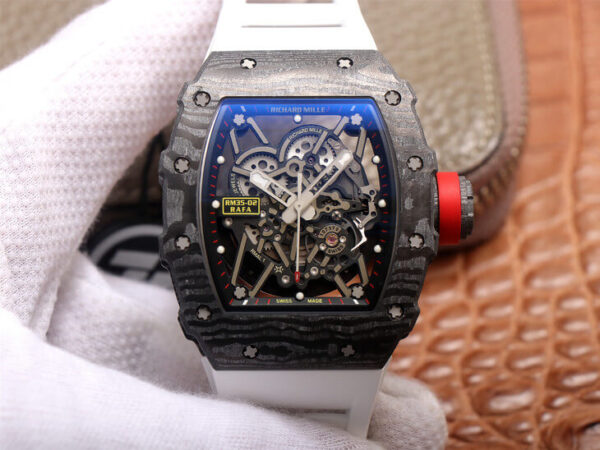 Richard Mille RM35-02 ZF Factory Hot Replica Watches White Strap - Hot Replica Watches