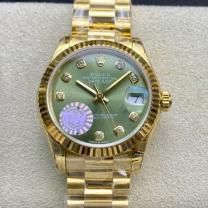 Rolex Datejust M278278-0011 TW Factory Hot Replica Watches Gold Green Case - Hot Replica Watches