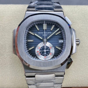 Patek Philippe Nautilus 5980/1A-001 PPF Factory Hot Replica Watches Dark Blue Dial - Hot Replica Watches