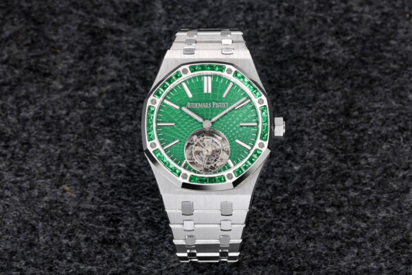 Audemars Piguet Royal Oak 26532IC.EE.1220TI.01 R8 Factory Hot Replica Watches Green Dial - Hot Replica Watches