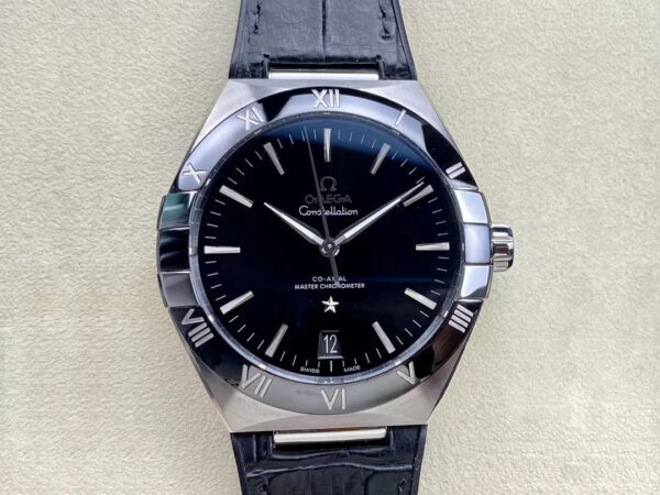 Omega Constellation 131.33.41.21.01.001 VS Factory Hot Replica Watches Black Strap - Hot Replica Watches