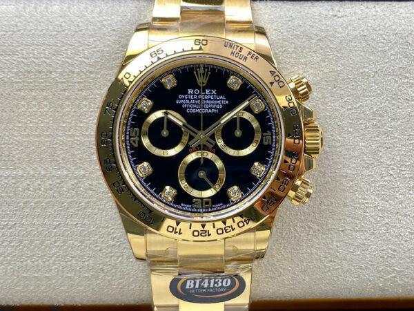 Rolex Daytona M116508-0016 BT Factory Hot Replica Watches Gold Case - Hot Replica Watches