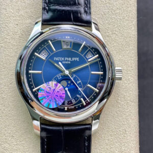 Patek Philippe Complications 5205G-013 GR Factory Hot Replica Watches Black Strap - Hot Replica Watches