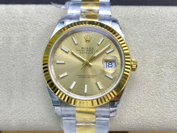 Rolex Datejust M126333-0009 VS Factory Hot Replica Watches Yellow Gold Dial - Hot Replica Watches