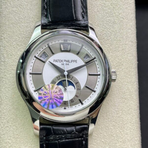 Patek Philippe Complications 5205G-001 GR Factory Hot Replica Watches Black Strap - Hot Replica Watches