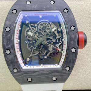 Richard Mille RM055 KV Factory Hot Replica Watches White Strap - Hot Replica Watches