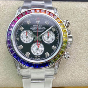 Rolex Daytona 116599 TW Factory Hot Replica Watches Diamond Black Dial - Hot Replica Watches