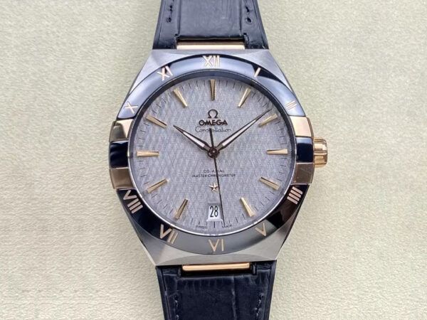 Omega Constellation 131.23.41.21.06.001 VS Factory Hot Replica Watches Black Strap - Hot Replica Watches