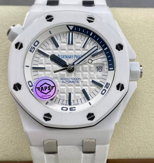 Audemars Piguet Royal Oak Offshore 15707CB.OO.A010CA.01 APS Factory Hot Replica Watches White Case - Hot Replica Watches