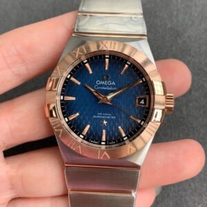 Omega Constellation 123.20.38.21.03.001 VS Factory Hot Replica Watches Blue Dial - Hot Replica Watches