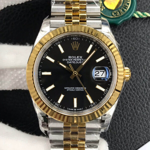 Rolex Datejust M126333-0014 VS Factory Hot Replica Watches Black Dial - Hot Replica Watches