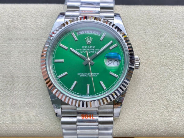 Rolex Day Date GM Factory Hot Replica Watches Green Dial - Hot Replica Watches