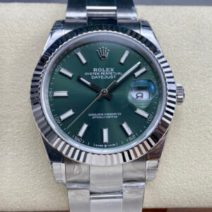 Rolex Datejust M126334-0028 VS Factory Hot Replica Watches Dark Green Dial - Hot Replica Watches