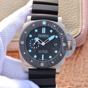 Panerai Submersible PAM00799 VS Factory Hot Replica Watches Black Strap - Hot Replica Watches
