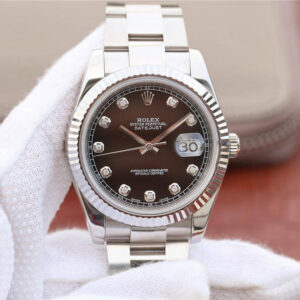 Rolex Datejust M126334-0011 EW Factory Hot Replica Watches Brown Dial - Hot Replica Watches