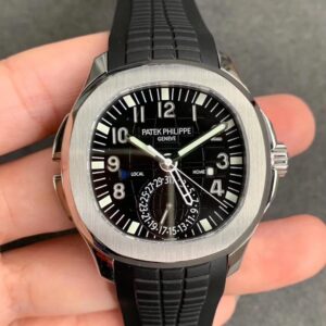 Patek Philippe Aquanaut 5164A-001 GR Factory Hot Replica Watches Black Strap - Hot Replica Watches