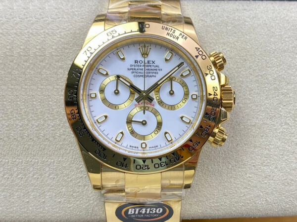 Rolex Daytona M116508-0001 BT Factory Hot Replica Watches Gold Case - Hot Replica Watches