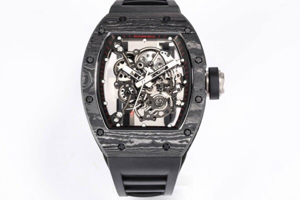 Richard Mille RM055 BBR Factory Hot Replica Watches Black Strap - Hot Replica Watches