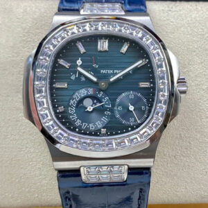 Patek Philippe Nautilus 5724G-001 GR Factory Hot Replica Watches Blue Strap - Hot Replica Watches