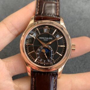 Patek Philippe Complications 5205R-010 GR Factory Hot Replica Watches Brown Strap - Hot Replica Watches