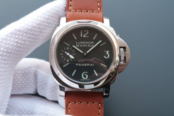 Panerai Luminor PAM 00111 VS Factory Hot Replica Watches Brown Strap - Hot Replica Watches