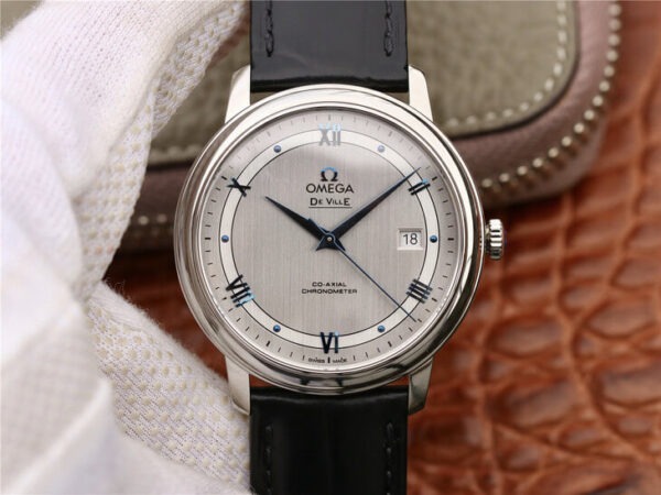 Omega De Ville 424.13.40.20.02.003 MKS Factory Hot Replica Watches Black Strap - Hot Replica Watches