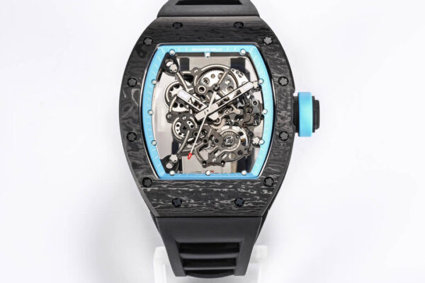 Richard Mille RM055 BBR Factory Hot Replica Watches Black Strap - Hot Replica Watches