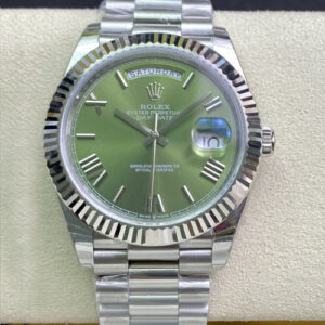 Rolex Day Date M228239-0033 EW Factory Hot Replica Watches Green Dial - Hot Replica Watches