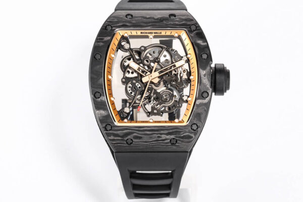 Richard Mille RM055 BBR Factory Hot Replica Watches Black Strap - Hot Replica Watches