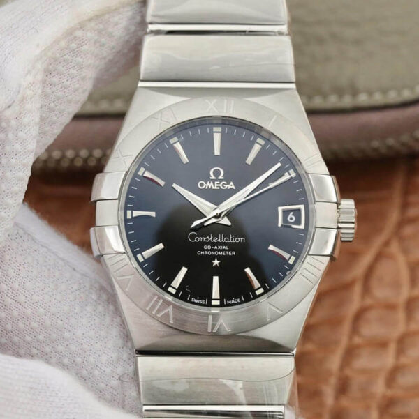 Omega Constellation 123.10.38.21.01.001 VS Factory Hot Replica Watches Silver Case - Hot Replica Watches