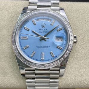 Rolex Day Date 228396TBR EW Factory Hot Replica Watches Steel Strap - Hot Replica Watches
