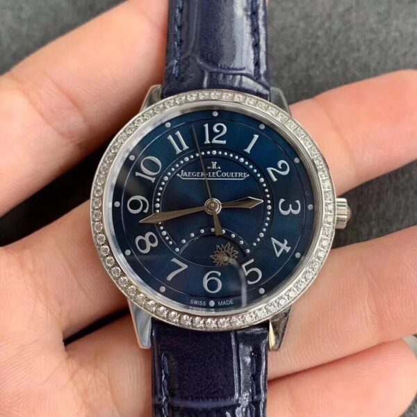 Jaeger LeCoultre Rendez Vous 3448480 ZF Factory Hot Replica Watches Blue Strap - Hot Replica Watches