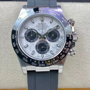 Rolex Daytona M116519LN-0038 Noob Factory Hot Replica Watches Gray Strap - Hot Replica Watches
