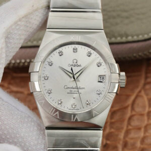 Omega Constellation 123.10.38.21.52.001 VS Factory Hot Replica Watches Silver Case - Hot Replica Watches