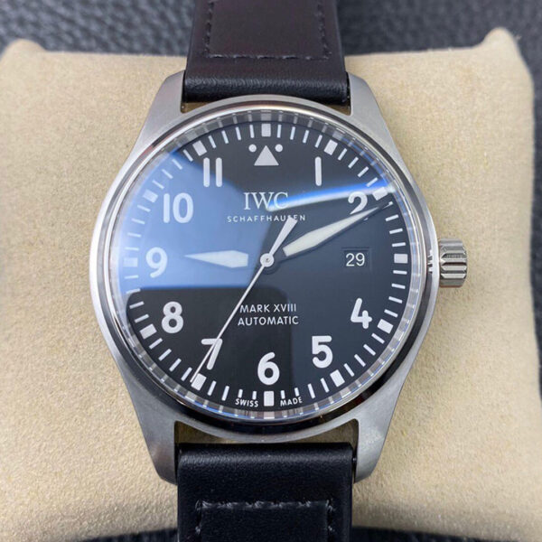 IWC Pilot IW327001 V7 Factory Hot Replica Watches Black Strap - Hot Replica Watches