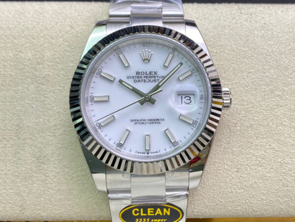 Rolex Datejust M126334-0009 Clean Factory Hot Replica Watches White Dial - Hot Replica Watches