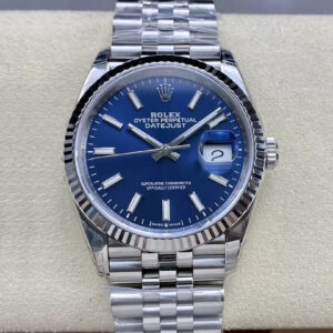 Rolex Datejust M126234-0017 VS Factory Hot Replica Watches Blue Dial - Hot Replica Watches