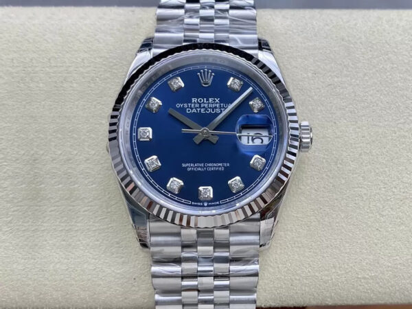Rolex Datejust M126234-0037 VS Factory Hot Replica Watches Blue Dial - Hot Replica Watches