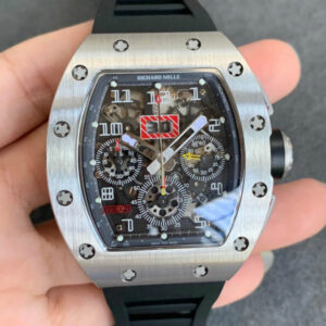 Richard Mille RM011 KV Factory Hot Replica Watches Black Strap - Hot Replica Watches