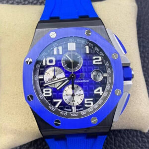 Audemars Piguet Royal Oak Offshore 26405CE.OO.A030CA.01 RS Factory Hot Replica Watches Blue Strap - Hot Replica Watches